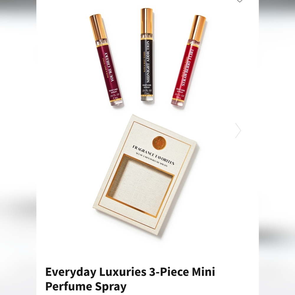 ๐BOGO 50% OFF๐โค๏ธ NWTโผ๏ธ BBW Everyday Luxuries 3-pc Mini Perfume Gift Set - Picture 4 of 10